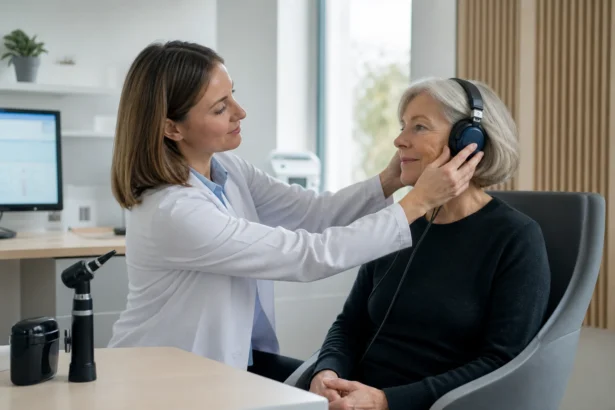 Consultation auditive avec une audioprothésiste